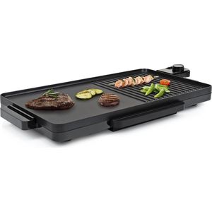 Tristar Tafelgrill - 2000 watt - antiaanbaklaag - vetopvangbak - grilloppervlak 49 x 27 cm - Tafelgrill - Zwart