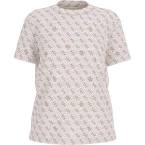 Guess - 4G RHOMBUS STUDS - T-shirt - Beige