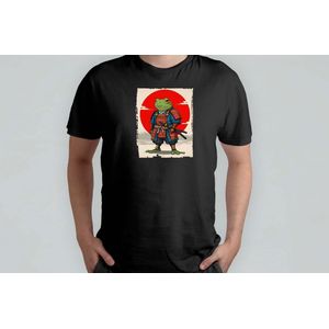 Sake Samurai - T Shirt - Japanese - Anime - Vibes - KawaiiCulture - MangaMagic - OtakuWorld - SakuraSeason - Japanse - KawaiiCultuur - OtakuWereld - SamuraiGeest - Funny - Sushi
