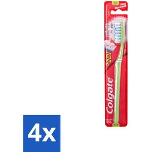 Colgate - Tandenborstel - Double Action Medium - 1 Tandenborstel - Voordeelverpakking - 4 stuks