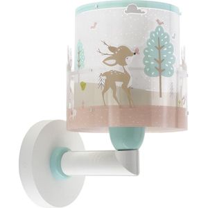 Dalber loving deer - Kinder wandlampen - Roze;Wit