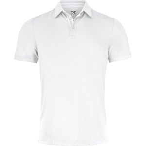 Cutter & Buck Oceanside Stretch Polo Heren 354430 - Wit - 4XL