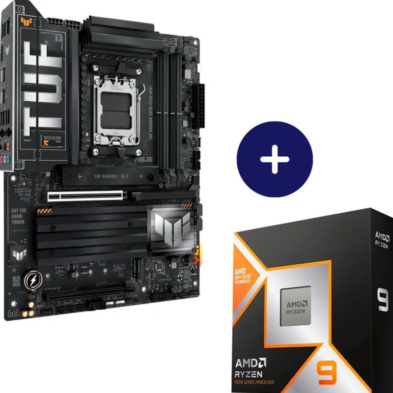 Azerty - Combokit - AMD Ryzen 9 9950X3D - ASUS TUF Gaming X870-PLUS WiFi