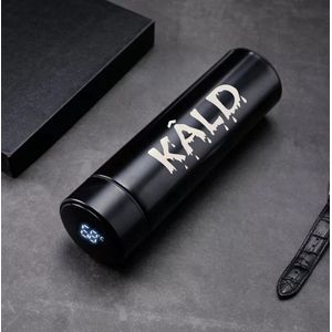 KÂLD Slimme Thermosfles met LCD temperatuur Display - Isolatiefles 500 ML - Dubbelwandige Thermosfles - Thermosbeker - Isoleerfles - Travel Mug - Koffiebeker - Drinkflessen - Smart Thermos