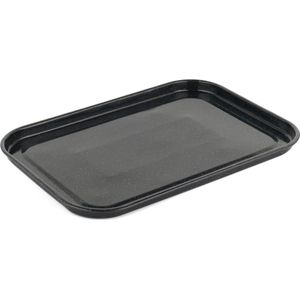 Vitreous Enamel Baking Tray Oven Sheet, Easy to Clean Bakeware, Large Steel Baking Pan Ideal for Cookies, Pastries, Pizza, Chips