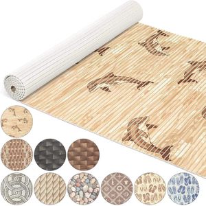 Zachte Schuimmat Badmat Antislip Douche Toilet Mat Dolfijnen Beige 160x65cm