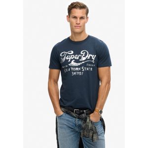 Superdry - Workwear - T-shirt - Casual Fit - Katoen