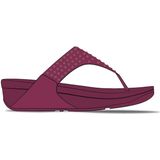 FitFlop - Lulu Maxi-Crystal Toe-Post Sandals - Ruby - Slipper