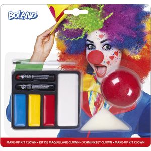 Boland - Schminkset Clown - - Schminkset - Carnaval, Themafeest, Halloween, Kinderfeestje - Clown - Circus