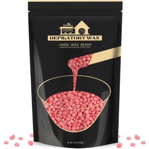 Lifestance Wax beans - Pink Rose - Parels - Wax bonen - Ontharen - Harsen - Waxen - 450 gram