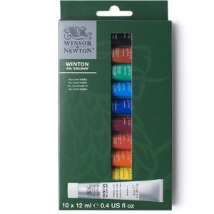 Winsor & Newton Winton Oil Colour 10x12ml Beginners set