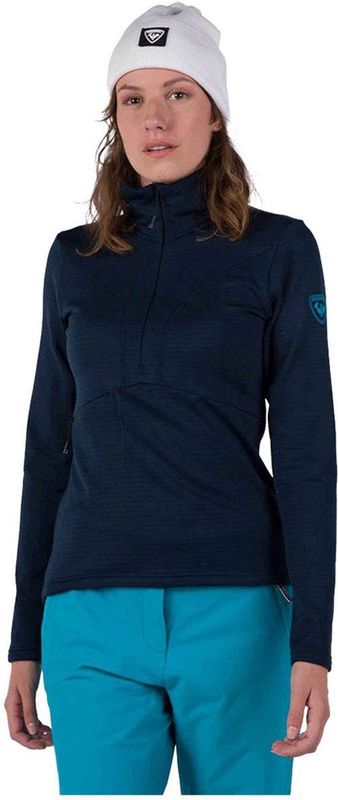 Rossignol - Blackside - Fleece - Blauw - Met Halve Rits