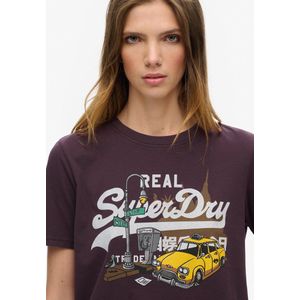 Superdry New York Vl Relaxed T-shirt Met Korte Mouwen