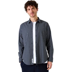 GARCIA - Overhemd - Blauw - Regular Fit - 100% Katoen