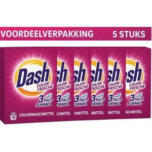Dash - Wasmiddel - Voordeelverpakking Waspoeder - Color Frische - 5x18wb/1,17kg