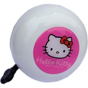 Hello Kitty Ding Dong fietsbel 80mm Wit