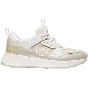 Michael Kors - Maat 8.5 / 39 - Theo Trainer Dames Sneakers Laag - Pale Gold