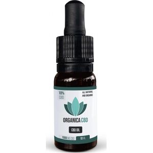 Organica - CBD Oil - 10 percent - 1000mg CBD - 10ml