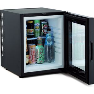Technomax TP30NG minibar koelkast - 30 liter - compleet geruisloos - met glazen deur