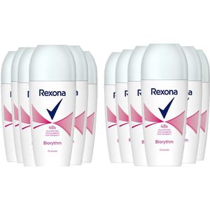 Rexona Deo Roller - Women Biorythm - 12 x 50 ml - Voordeelverpakking