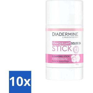 10 x Diadermine - Essential Care - Cleansing Stick - Kombucha - 40g - Hydraterende Reiniging - Natuurlijke Verzorging