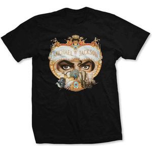 Michael Jackson - Dangerous Heren T-shirt - L - Zwart