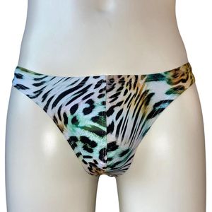 Heren Luipaard String - Comfortabel & Ademend Mannen Ondergoed - Sexy Tanga - Multicolor | LekkerStout® ( L ) | ( LS193)