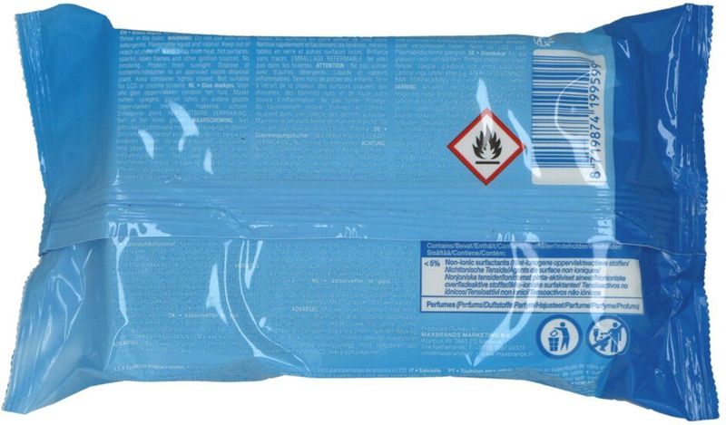 At Home Reinigingsdoekjes Glas - 6 x 40 stuks - Voordeelverpakking