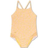 Swim Essentials - Gele Bloemen - Badpak - UV-bescherming