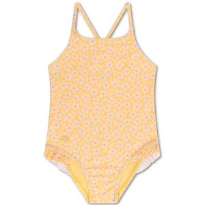 Swim Essentials - Gele Bloemen - Badpak - UV-bescherming