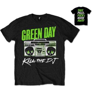 Green Day - Kill The DJ Heren T-shirt - S - Zwart