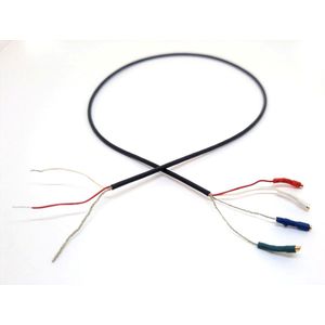 Platenspeler toonarm kabel HQ 2 kanalen, geïsoleerd, 400MM