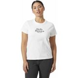 Helly Hansen Core Graphic 2.0 T-shirt Met Korte Mouwen Wit S Vrouw