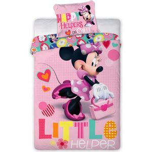 Minnie Mouse Dekbedovertrek 160x200 Katoen 3D Roze