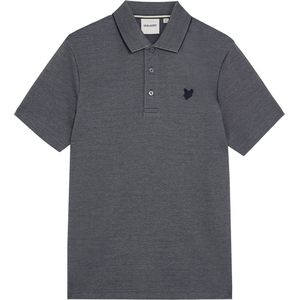 Lyle & Scott Two Tone Piqué Poloshirt - Blauw
