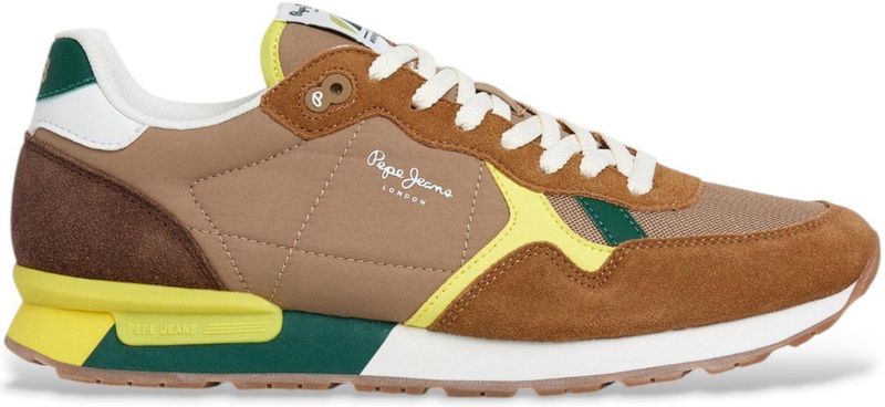 Pepe Jeans - PMS400004 - Hardloopschoenen - Marineblauw - Plat - Veters