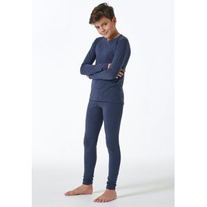 SCHIESSER - Shirt 1/1 - Blauw - Unisex - Onderhemden