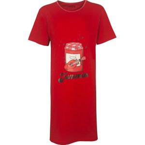 Temptation Dames Nachthemd - Bigshirt - Rood - Maat XXL