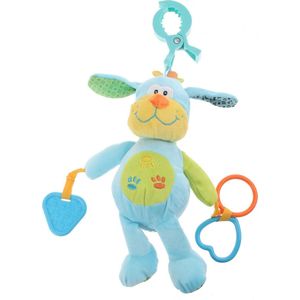 Eddy Toys Knuffel & Rammelaar Pluche Hond 24 Cm