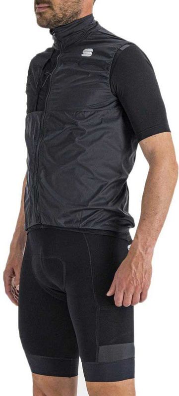 Sportful - Supergiara Layer Vest - Fietsbodywarmer - Grijs - Winddicht
