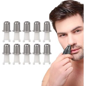 Oor en Neus Tondeuse met 10 Vervangende Hoofden - Universele Neus Tondeuse met 360° Roterende Mesjes