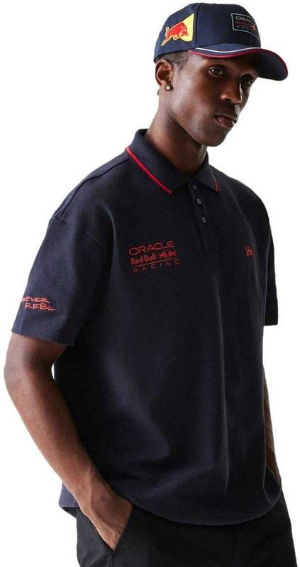 New Era - Poloshirt - Blauw - Red Bull Racing - 100% Katoen