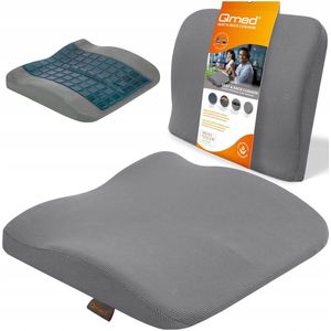 Ergonomische Zitkussen & Lendesteun met Gel - Verlicht Rugpijn
