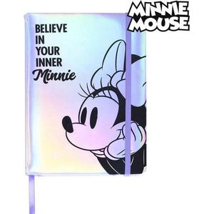 Notitieboekje met bladwijzer Minnie Mouse A5 Lila