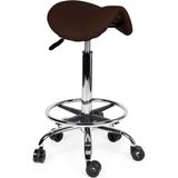 Kapperskruk - Verstelbare Zithoogte - Zwart - Skai-leer