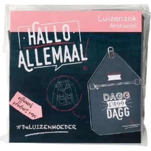 Luizenzak - luizencape - antraciet grijs - luizenzak voor jas