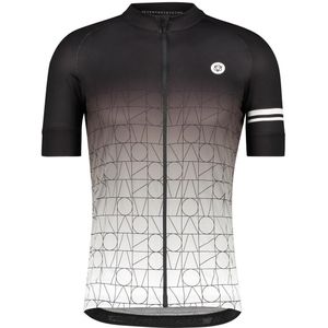 AGU Figures Fietsshirt Trend Heren - Zwart/Wit - M