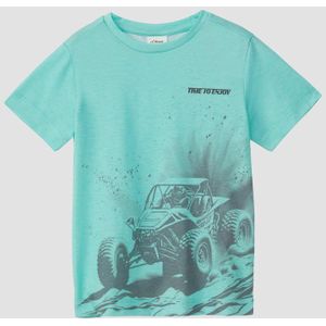 T-shirt - Katoenmix - Korte Mouwen - Opvallende Print