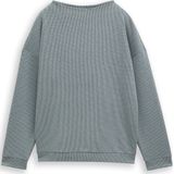 Tom Tailor Loose fit sweatshirt met opstaande kraag