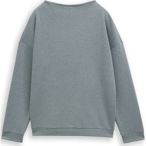 Tom Tailor Loose fit sweatshirt met opstaande kraag